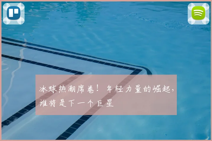 冰球热潮席卷！年轻力量的崛起，谁将是下一个巨星